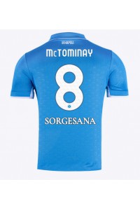 SSC Napoli Scott McTominay #8 Voetbaltruitje Thuis tenue 2024-25 Korte Mouw